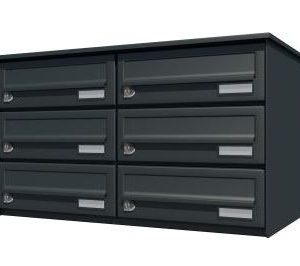 2020-1 (6db postaláda) blokkban építve