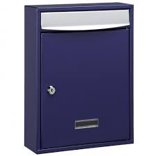 Bologne Kék kültéri sorolható postaláda