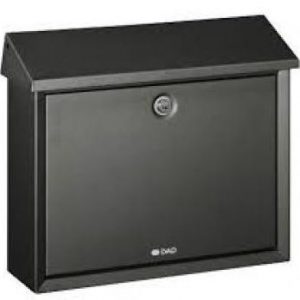 DAD B150 fekete utcai postaláda